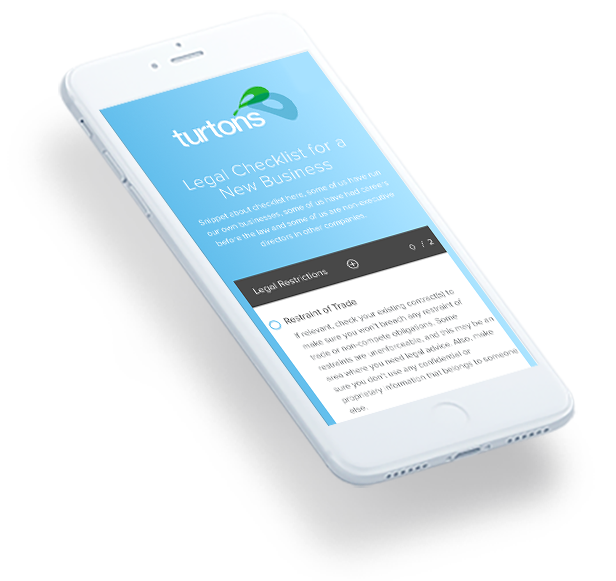 Turtons Interactive Legal Checklist